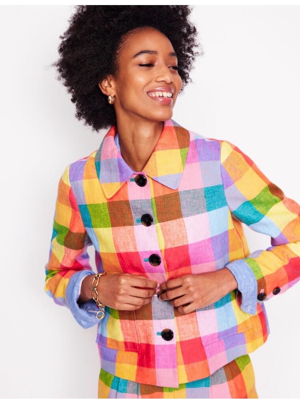 Boden Knightsbridge Linen Jacket, US 20-22
